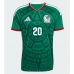 Mexico Henry Martin #20 Hjemmebanetrøje VM 2026 Kort ærmer